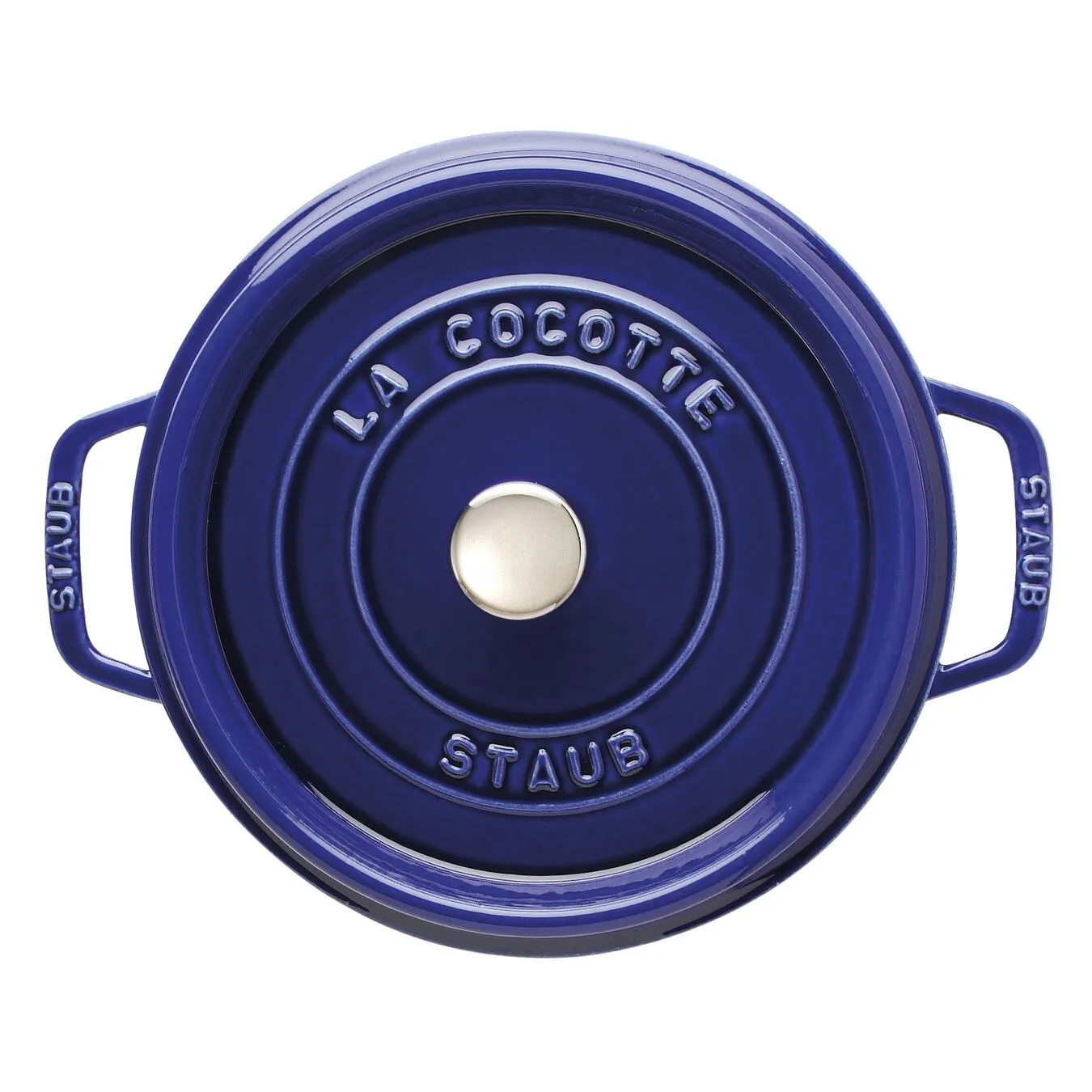 Staub Cocotte Rotonda - 24 Cm, Blu Scuro - immagine 2