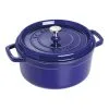 Staub Cocotte Rotonda - 22 Cm, Blu Scuro