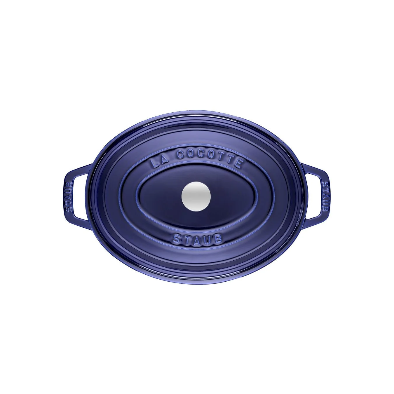 Staub Cocotte Ovale - 31 Cm, Blu Scuro - immagine 2