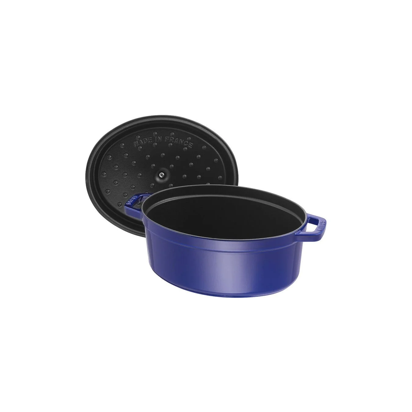Staub Cocotte Ovale - 31 Cm, Blu Scuro - immagine 3