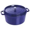 Staub Cocotte Rotonda - 30 Cm, Blu Scuro