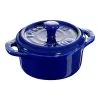 Staub Mini Cocotte Rotonda - 10 Cm, Blu Scuro