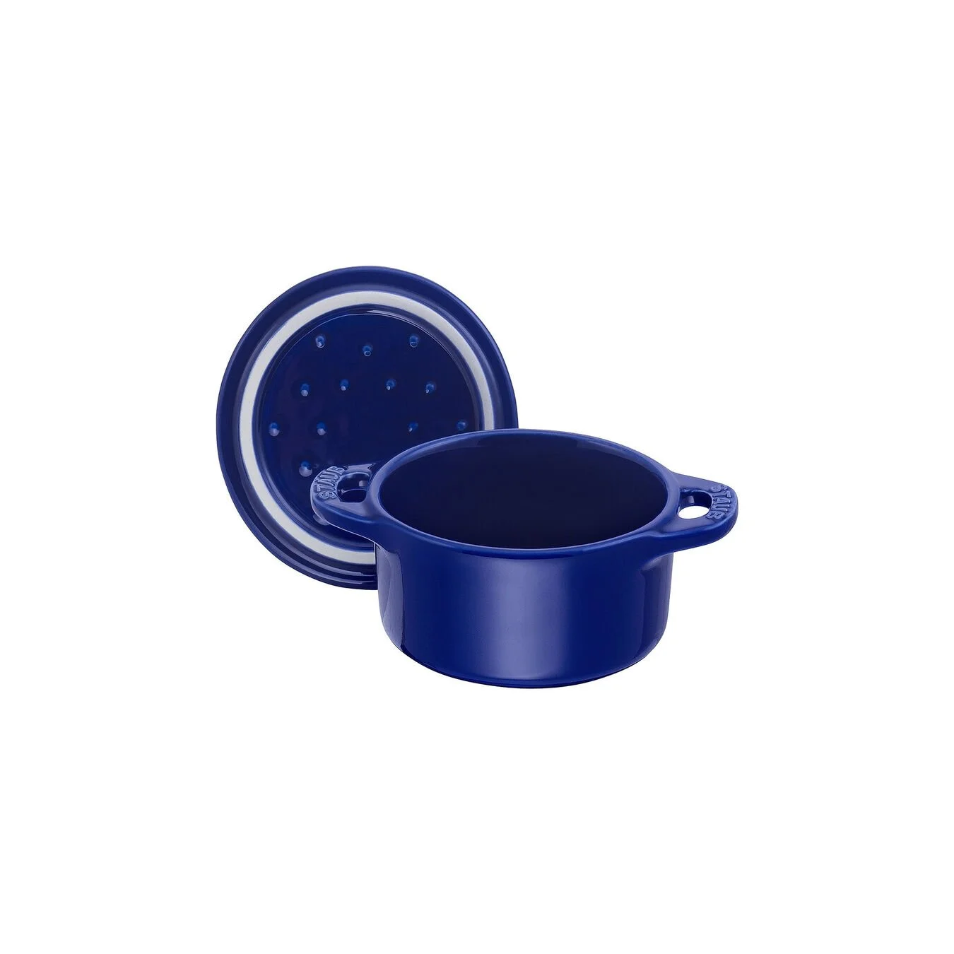 Staub Mini Cocotte Rotonda - 10 Cm, Blu Scuro - immagine 6