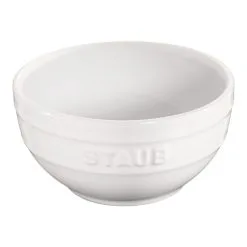 Staub Ciotola Rotonda - 12 Cm, Colore Bianco Puro
