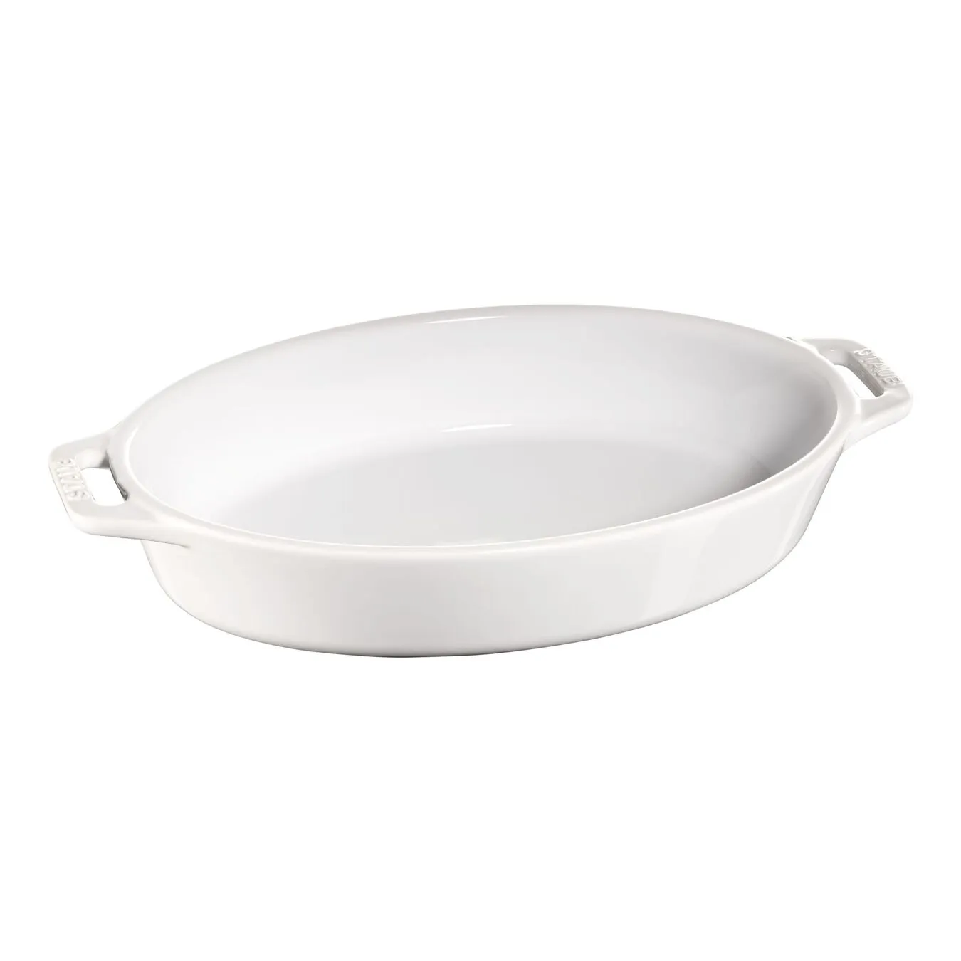 Staub Pirofila Ovale - 23 Cm, Colore Bianco Puro