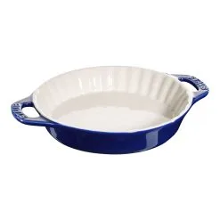 Staub Tortiera Rotonda - 24 Cm, Blu Scuro