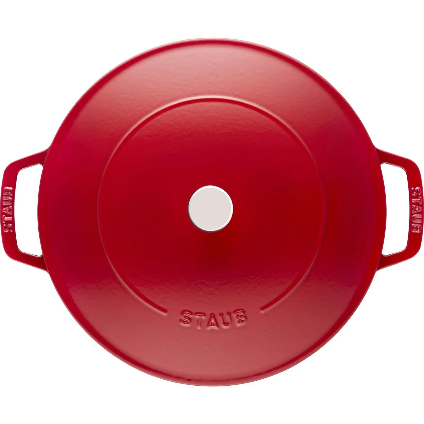 Staub Tegame Chistera Rotondo - 28 Cm, Ciliegia - immagine 2