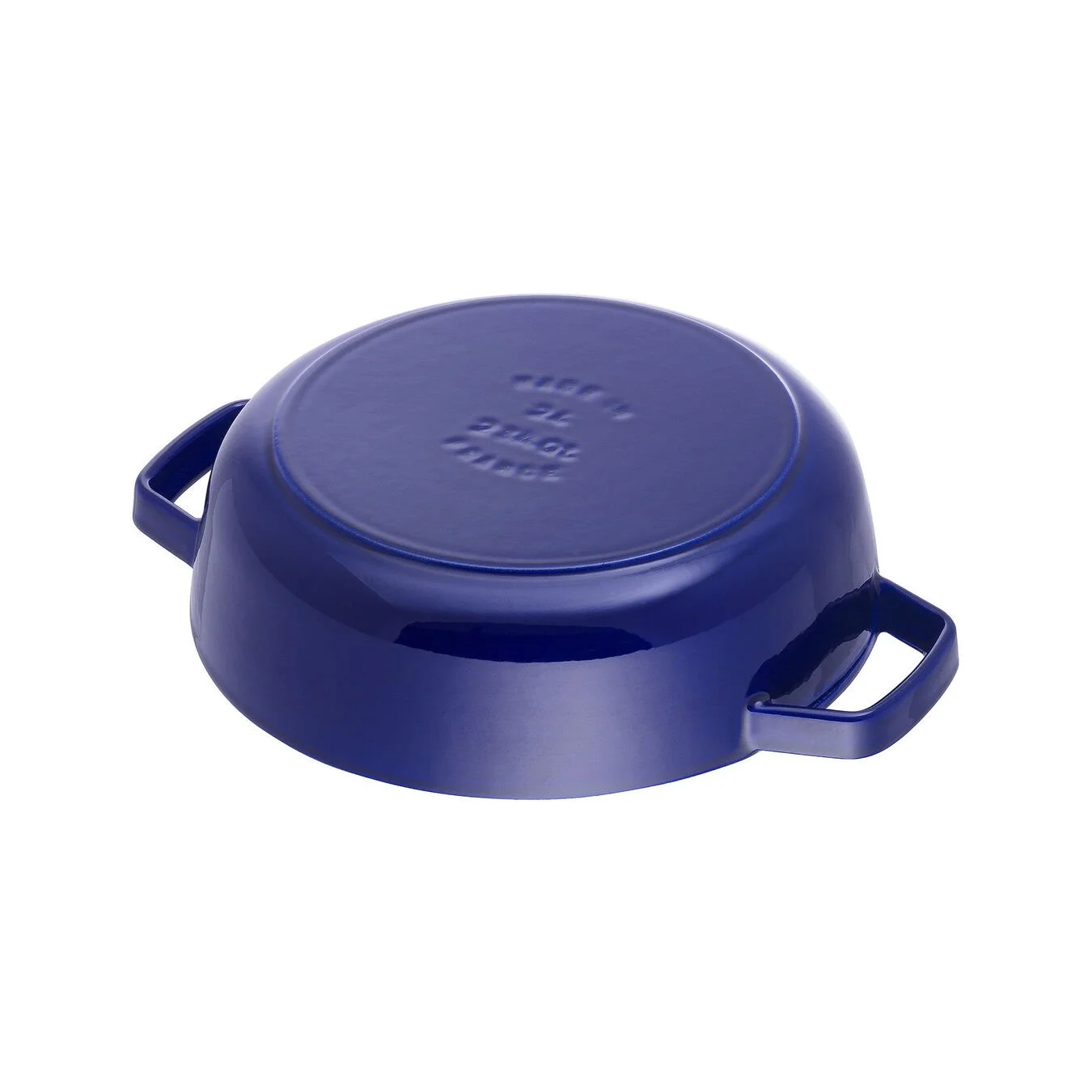 Staub Tegame Chistera Rotondo - 24 Cm, Blu Scuro - immagine 4