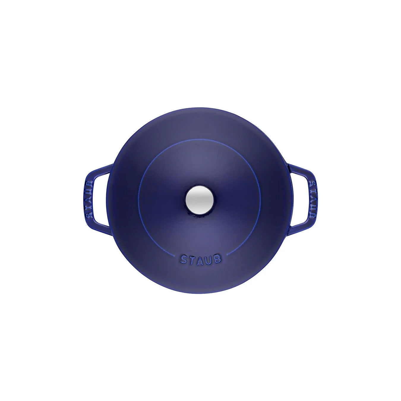 Staub Tegame Chistera Rotondo - 24 Cm, Blu Scuro - immagine 5