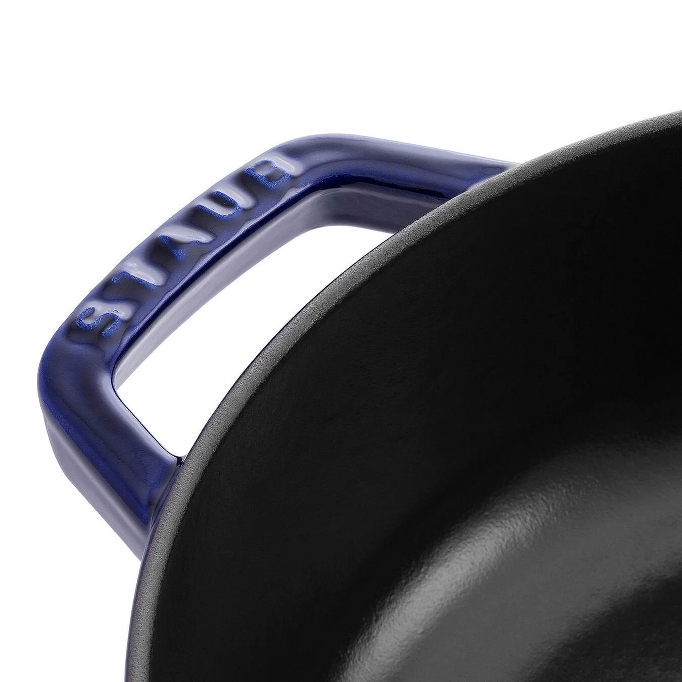 Staub Tegame Chistera Rotondo - 24 Cm, Blu Scuro - immagine 3