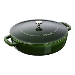 Staub Tegame Chistera Rotondo - 24 Cm, Basilico