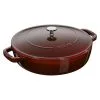 Staub Tegame Chistera Rotondo - 24 Cm, Granatina