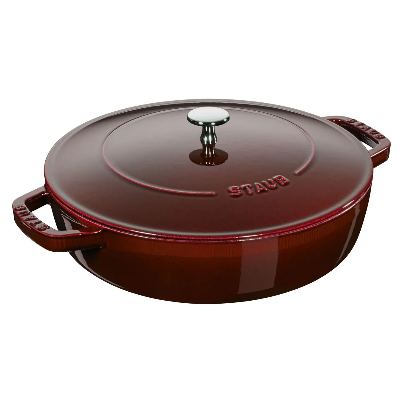 Staub Tegame Chistera Rotondo - 28 Cm, Granatina