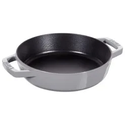 Staub Padella Con 2 Maniglie - 20 Cm, Ghisa, Black Matt