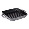 Staub Grill Quadrata - 23 X 23 Cm, Colore Grigio Grafite
