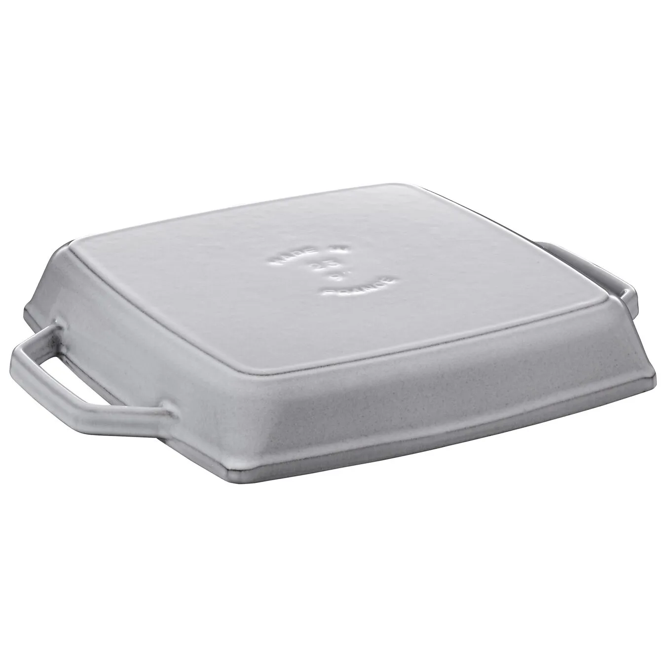 Staub Grill Quadrata - 23 X 23 Cm, Colore Grigio Grafite - immagine 2