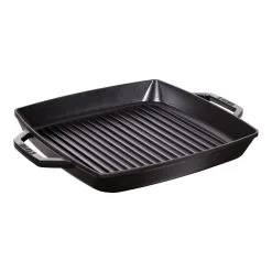 Staub Grill Quadrata - 33 X 33 Cm, Nera