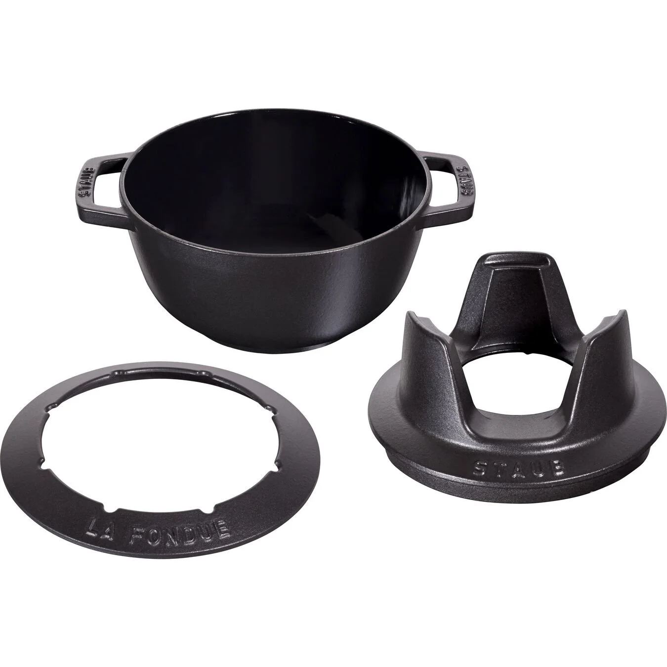 Staub Set Per Fonduta - 10-pz., Ghisa - immagine 3