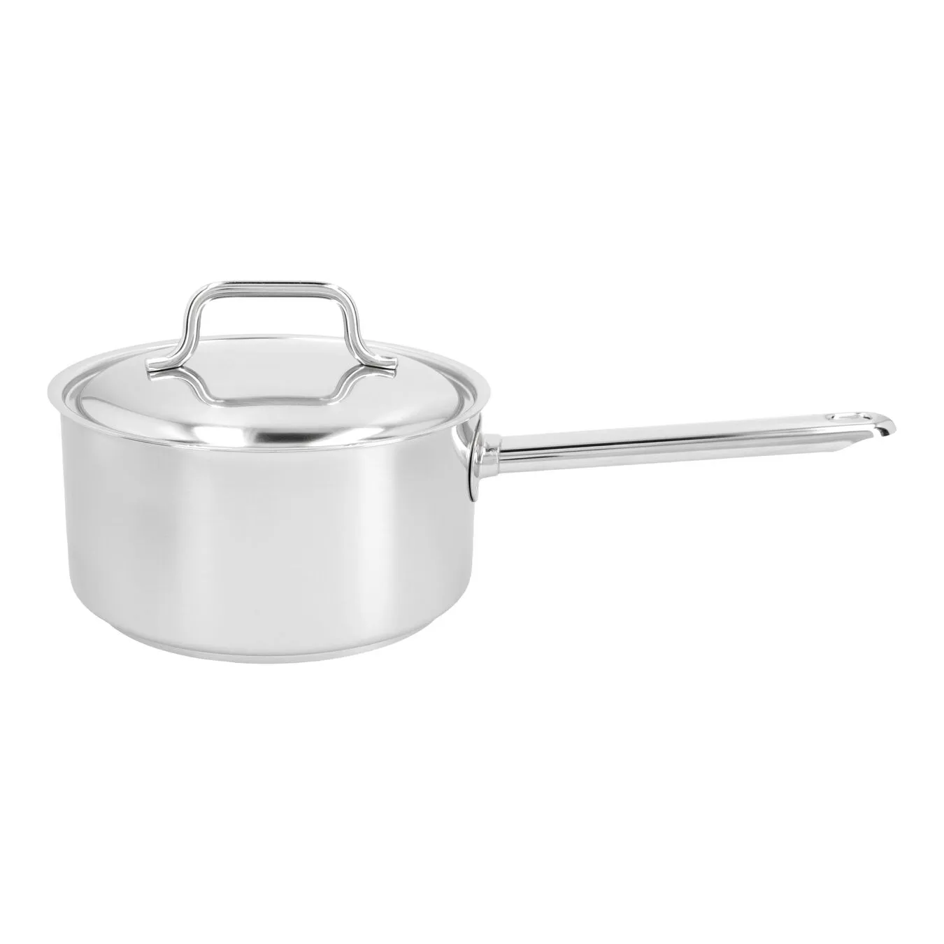 Demeyere Casseruola Con Manico Con Coperchio - 18 Cm, 18/10 Acciaio Inossidabile