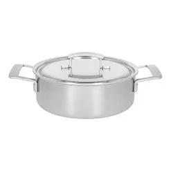 Demeyere Casseruola Con Coperchio - 24 Cm, 18/10 Acciaio Inossidabile