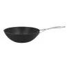Demeyere Wok Fondo Piatto - 30 Cm, Alluminio, Duraslide Titanium