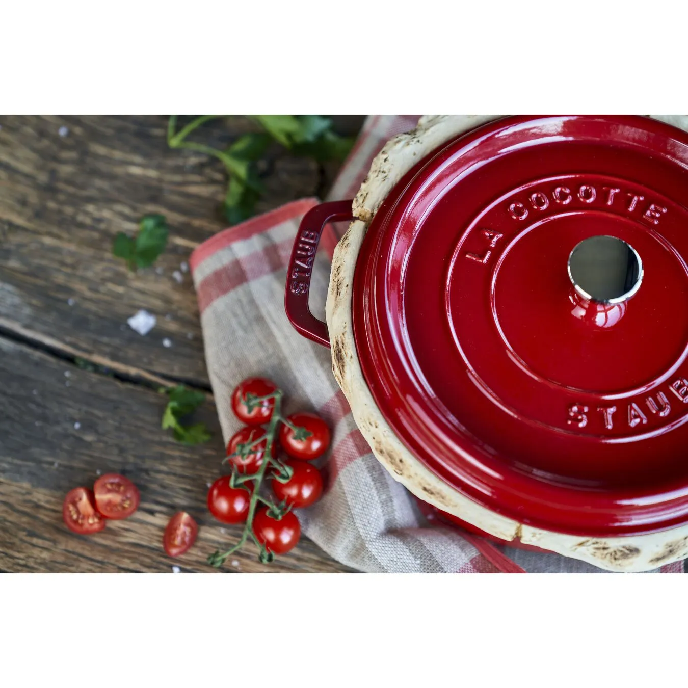 Staub Cocotte Rotonda - 24 Cm, Ciliegia - immagine 5