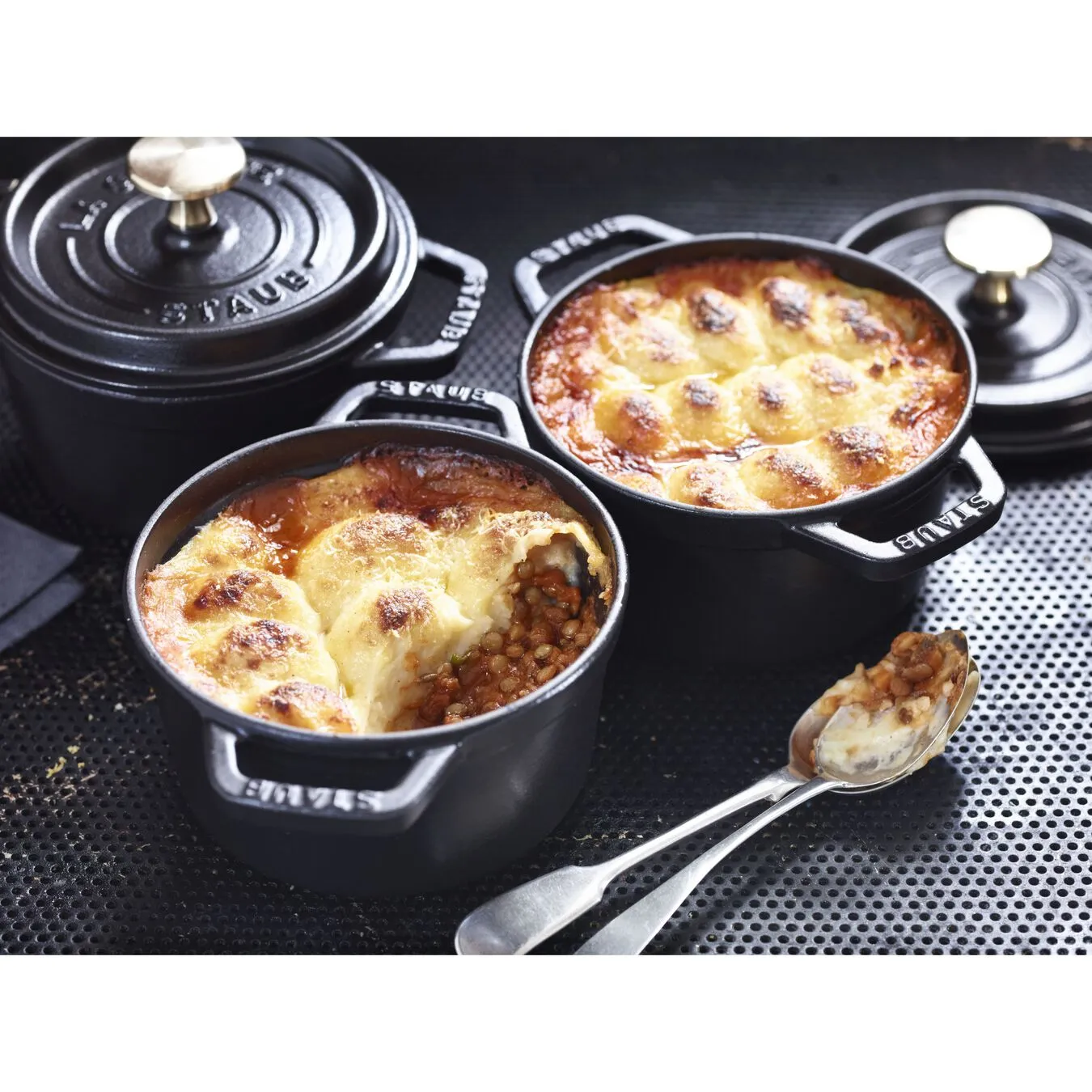 Staub Cocotte Rotonda - 14 Cm, Nera - immagine 6