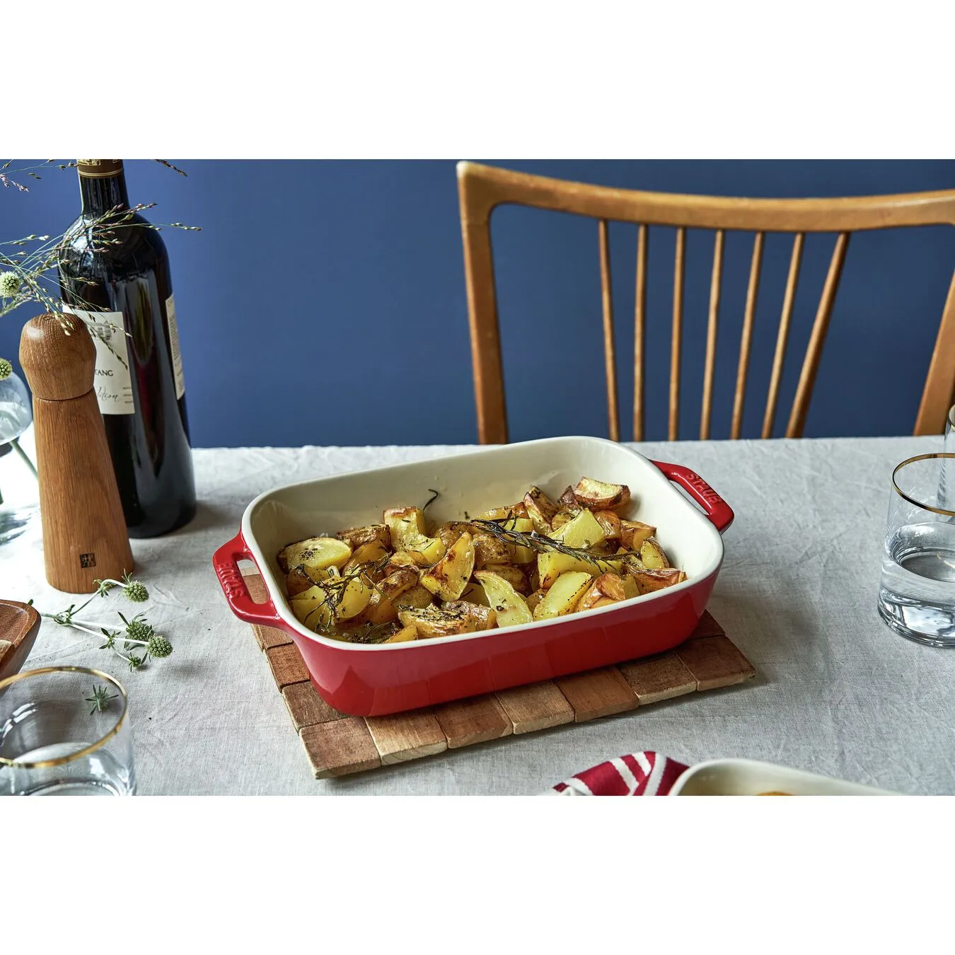 Staub Pirofila Rettangolare - 27 X 20 Cm, Ciliegia - immagine 3