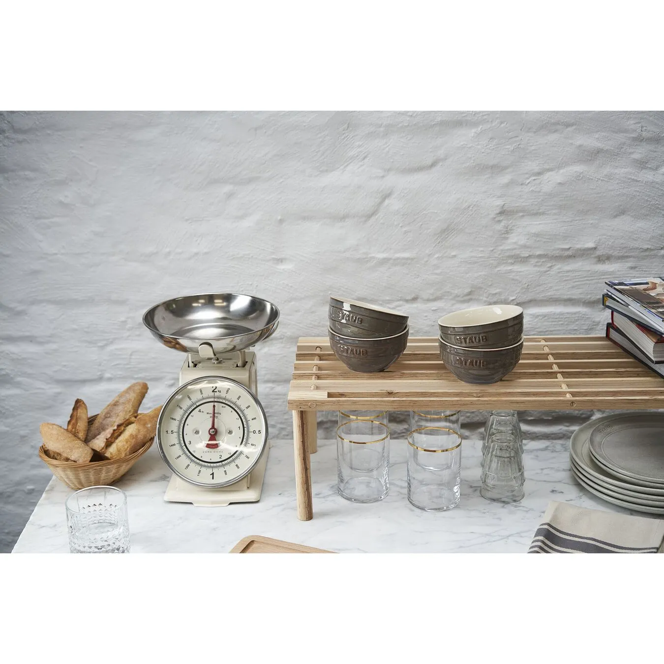 Staub Set Di Ciotole - 4-pz., Grigio Antico - immagine 2