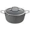 Ballarini Casseruola Con Coperchio - 20 Cm, Alluminio, Granitium Titanium Extreme