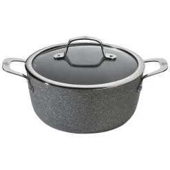 Ballarini Casseruola Con Coperchio - 16 Cm, Alluminio, Granitium Titanium Extreme
