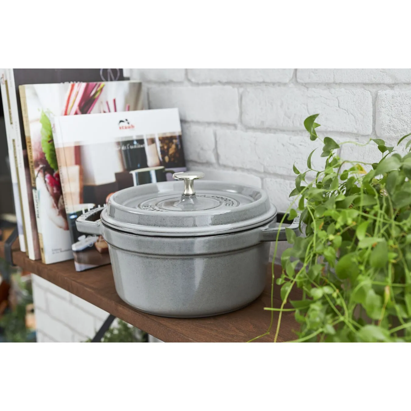 Staub Cocotte Rotonda - 18 Cm, Colore Grigio Grafite - immagine 6