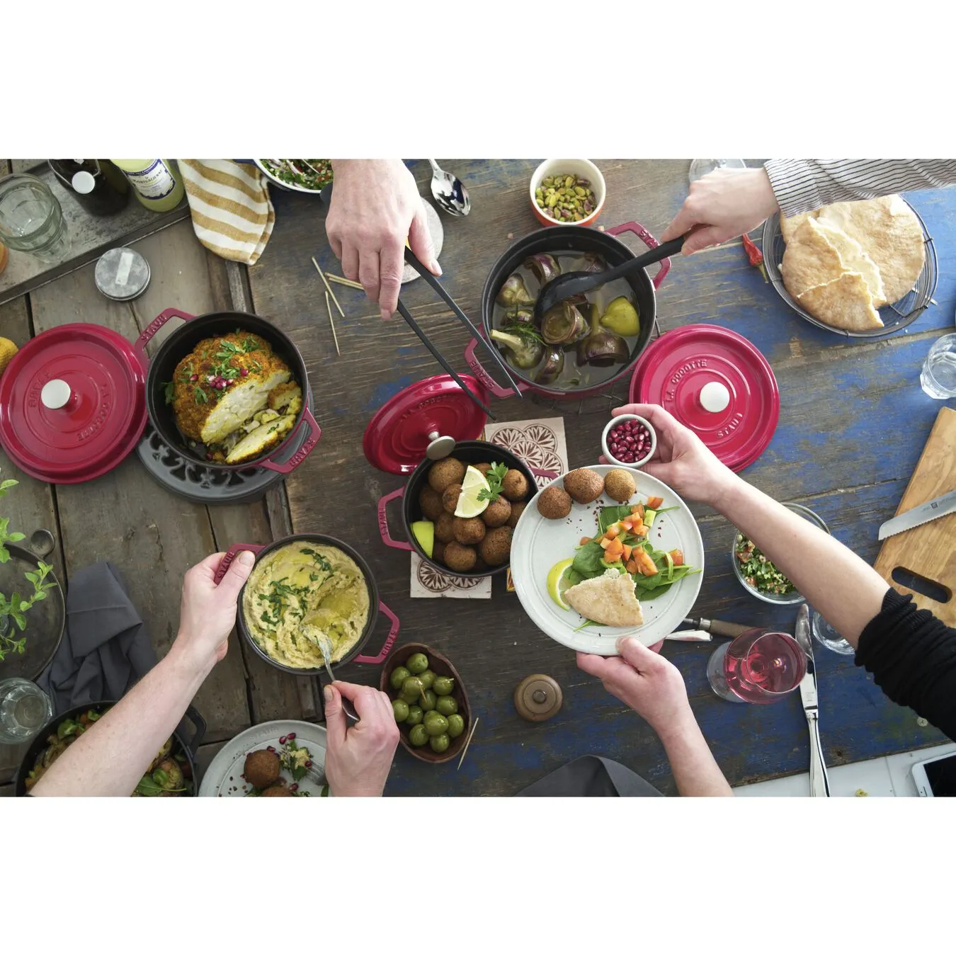 Staub Cocotte Rotonda - 22 Cm, Ciliegia - immagine 5