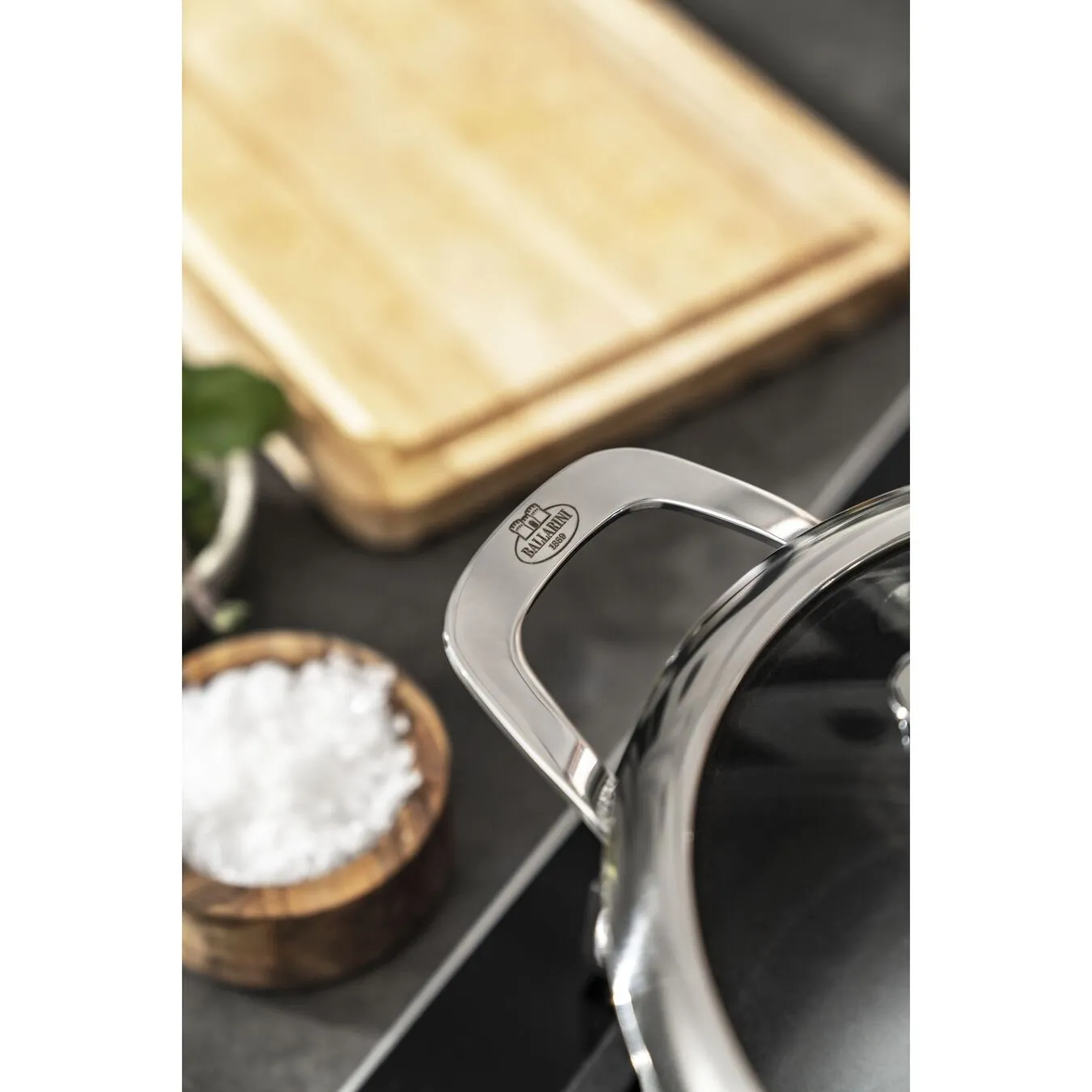 Ballarini Casseruola Con Coperchio - 16 Cm, Alluminio, Granitium Titanium Extreme - immagine 2