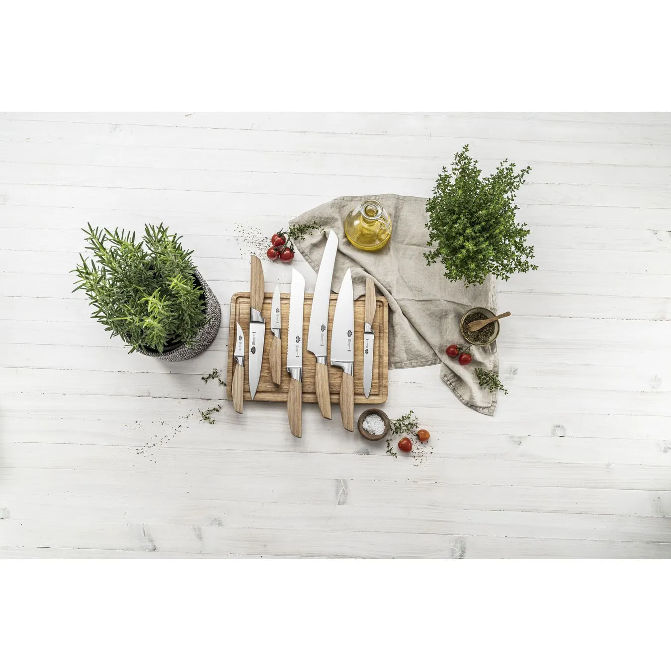 Ballarini Coltello Universale Seghettato - 13 Cm, Naturale - immagine 3