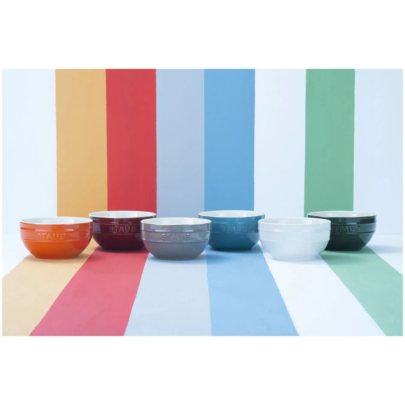 Staub Set Di Ciotole Arcobaleno - 6-pz., Colori Misti - immagine 2